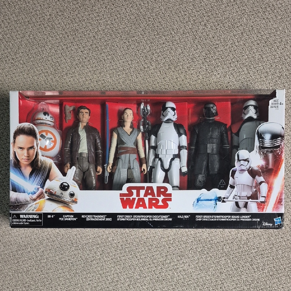 Star Wars Action Figure Set - Red, Black, White